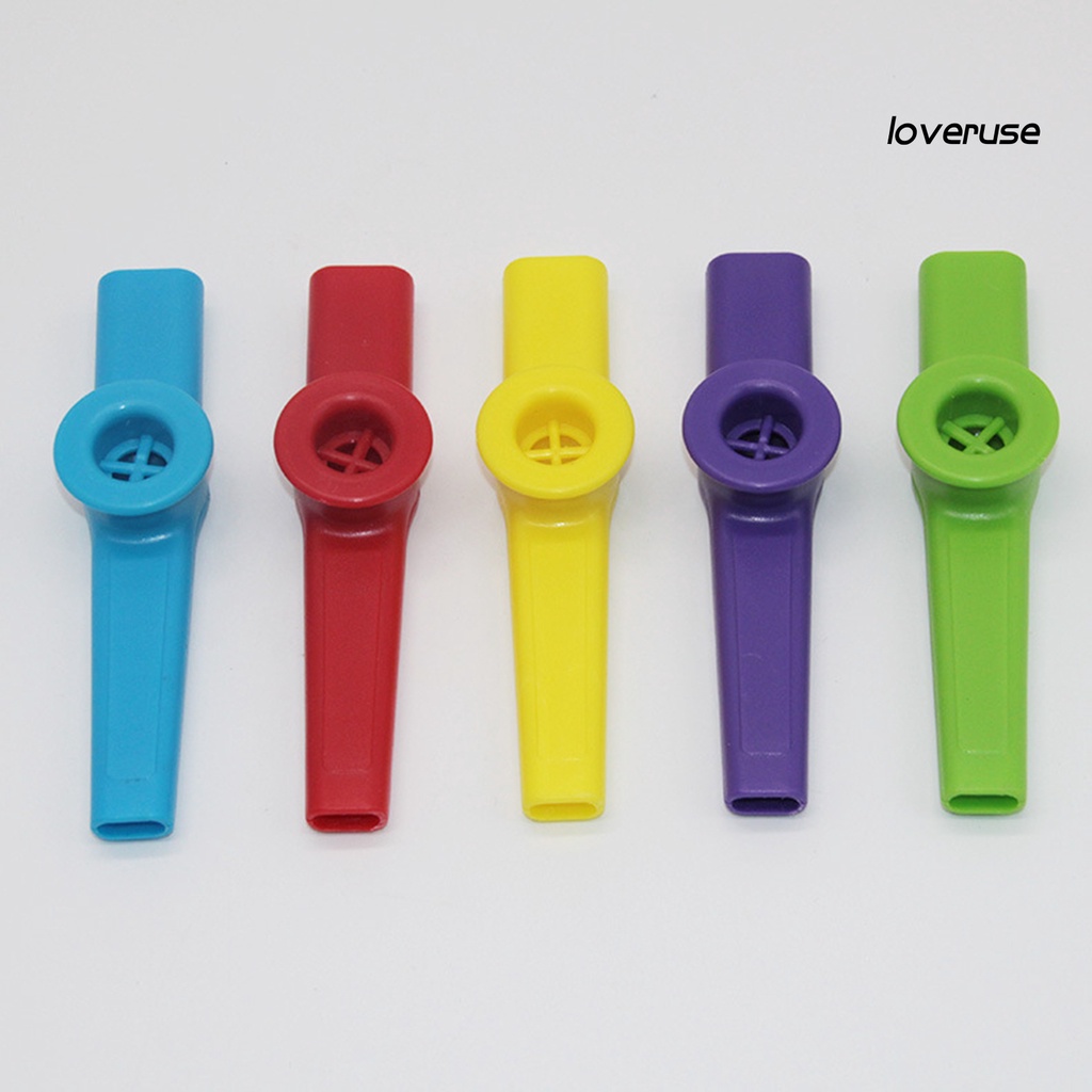 Đồ Chơi Nhạc Cụ Kazoo Nhiều Màu Sắc Tươi Sáng Không Gây Đau Tay Mắt Cho Trẻ Em