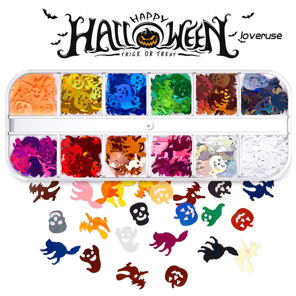 1 Hộp Kim Tuyến Siêu Mỏng Màu Sắc Sống Động Dễ Sử Dụng Trang Trí Móng Tay DIY