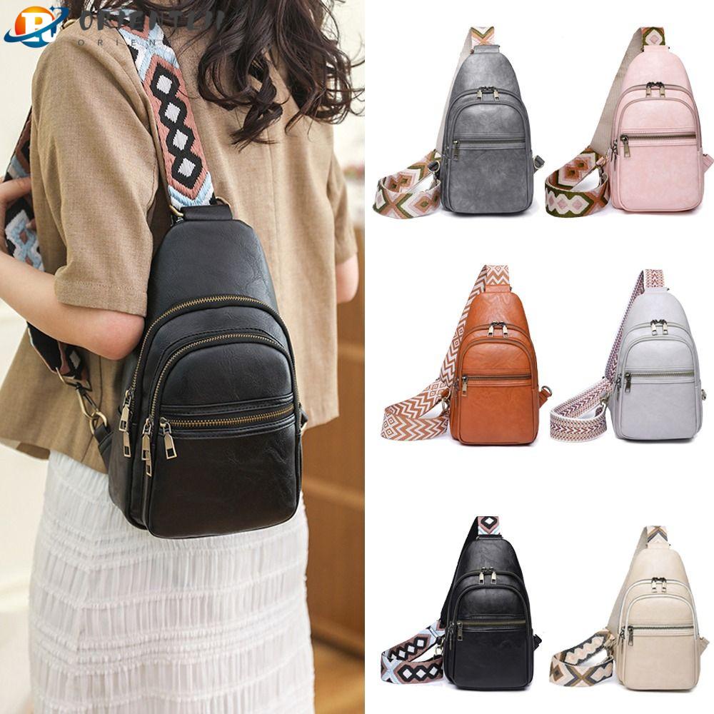 ORIENTLII Túi Đeo Chéo Da Pu Cỡ Nhỏ Thời Trang Du Lịch Sành Điệu