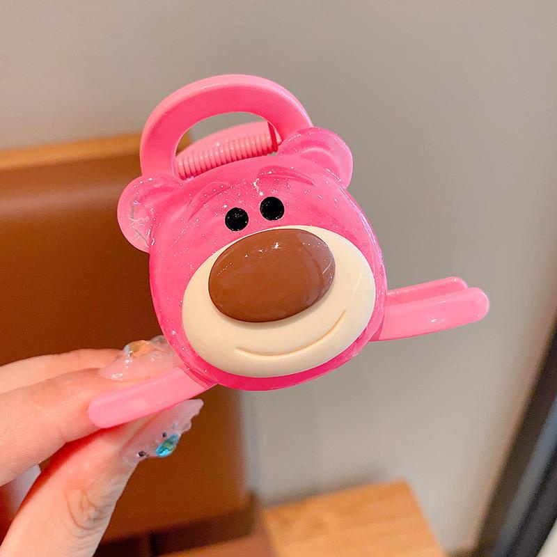 Kẹp Tóc Hình Chú Gấu / Cá Mập / Dâu Tây Dễ Thương Cho Bé Gái