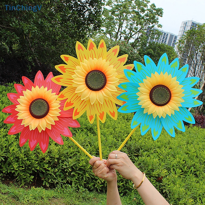 Cối Xay Gió Hình Hoa Hướng Dương Nhiều Màu Trang Trí Sân Vườn / Tiệc Tùng / Cắm Trại