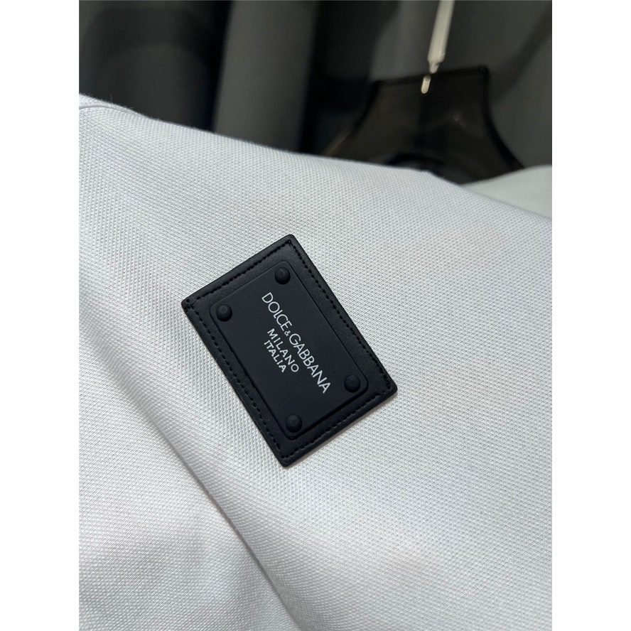 Áo Thun polo D0LCE & Gaba Tay Ngắn Thêu logo Chất Liệu cotton Size S-4XL Cho Nam