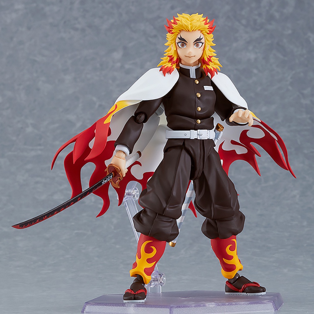 Mô Hình Nhân Vật Hoạt Hình Demon Slayer 14cm Figma #553 Mô Hình Nhân Vật Rengoku Kyoujurou Rengoku Kimetsu No Yaiba
