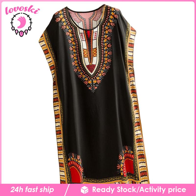 Đầm Nữ Dáng Rộng Phong Cách Boho Thời Trang