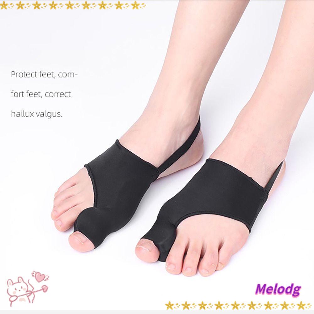 MELODG Nẹp Chỉnh Hình Ngón Chân Cái Bằng Silicone Lycra Thiết Thực Thoải Mái Và Thoáng Khí Chống Trượt