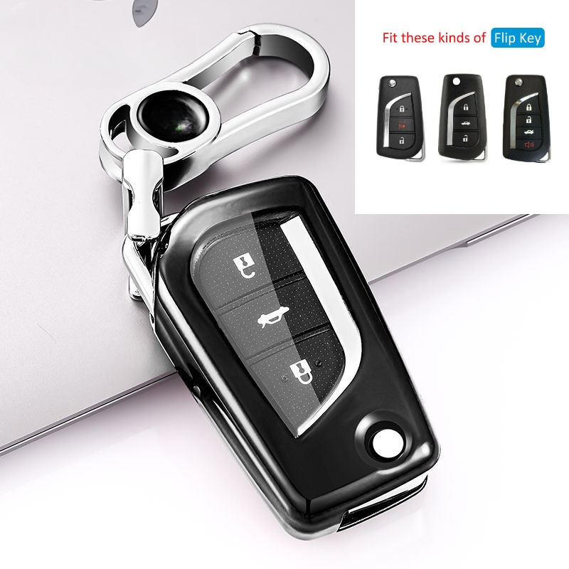 Vỏ Bảo Vệ Chìa Khóa Xe Hơi Toyota Fortuner innova revo altis Land Toyota Camry CHR RAV4