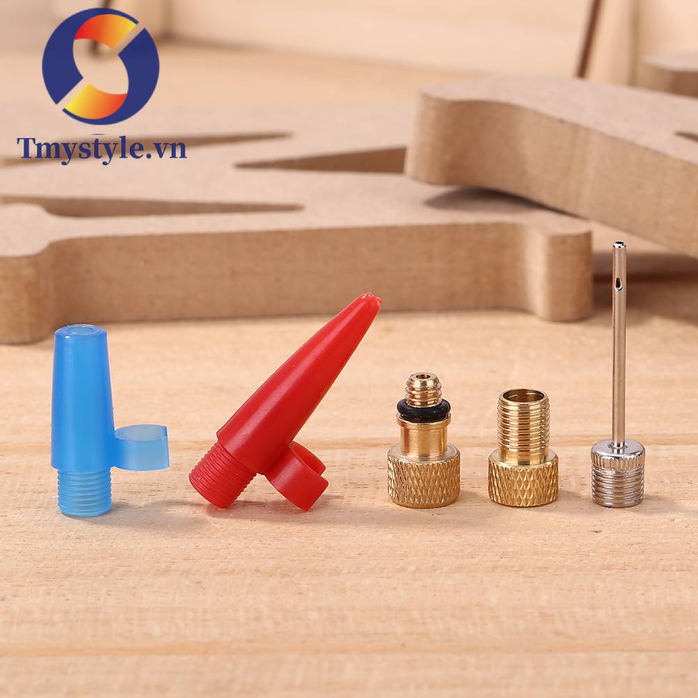 Set 6 Đầu Nối Van Bơm Hơi Xe Đạp