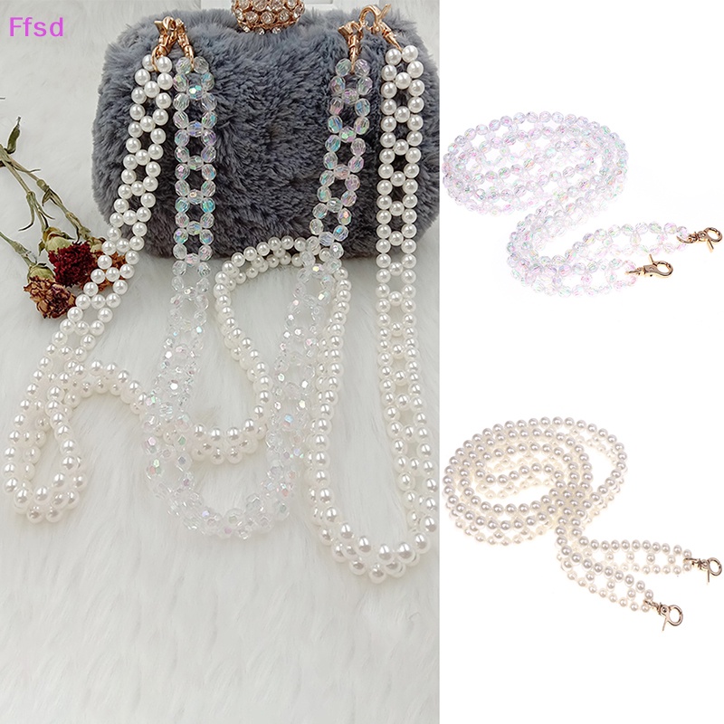 Dây Đeo Túi Xách Mở Rộng Đính Ngọc Trai Thanh Lịch Kiểu Pháp {Ffsd}