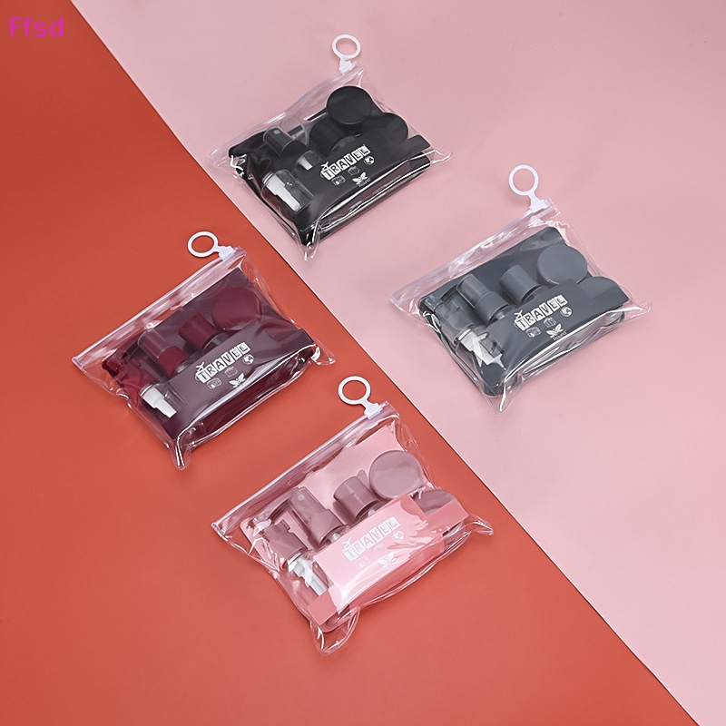 Set 5 / 8 Lọ Nhựa Rỗng Trong Suốt Mini Đựng Mỹ Phẩm Du Lịch Tiện Lợi