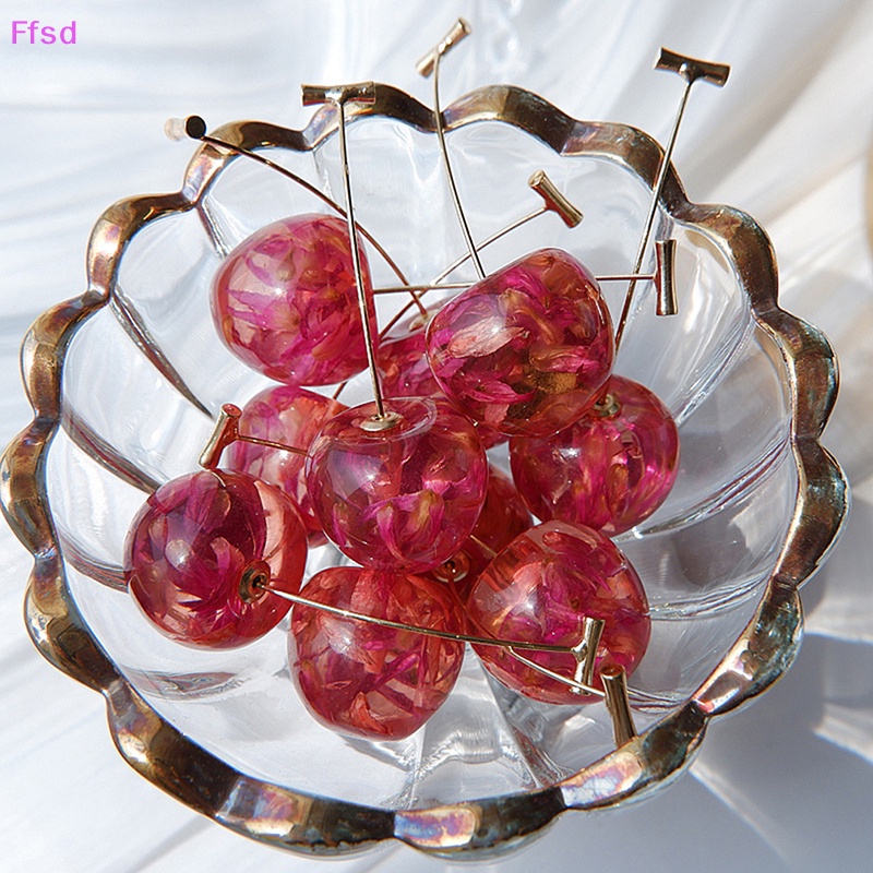 1 Đôi Bông Tai Hình Quả Cherry Thời Trang Dành Cho Nữ
