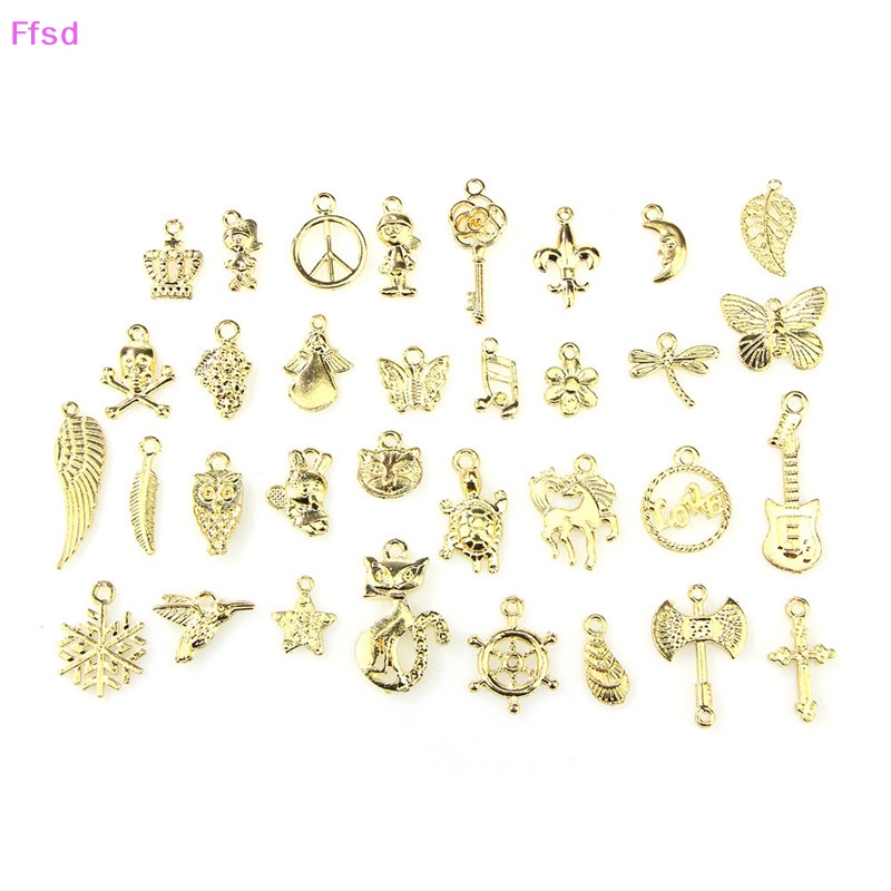 {Ffsd} Bán Chạy 50 Mặt Dây Chuyền Trang Sức Cổ Điển Dễ Thương Hỗn Hợp DIY Bán Chạy * Bán Chạy