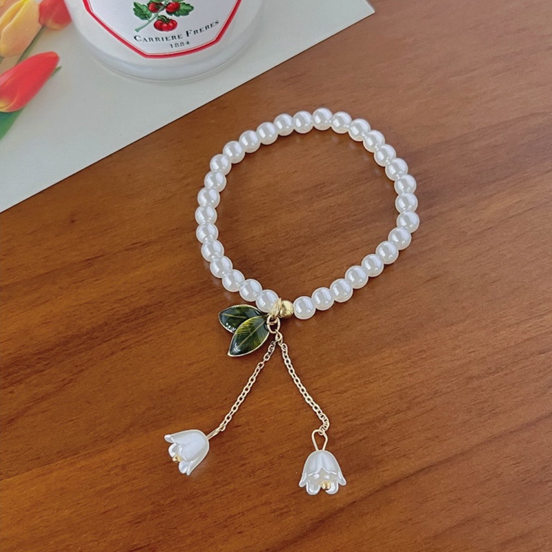 Vòng Tay Chuỗi Hạt Ngọc Trai Handmade Thời Trang Cho Nữ