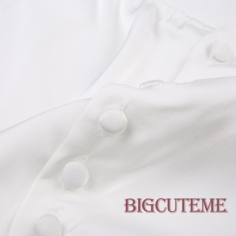 Áo Croptop Ngắn Tay Màu Sắc Đơn Giản Cho Nữ