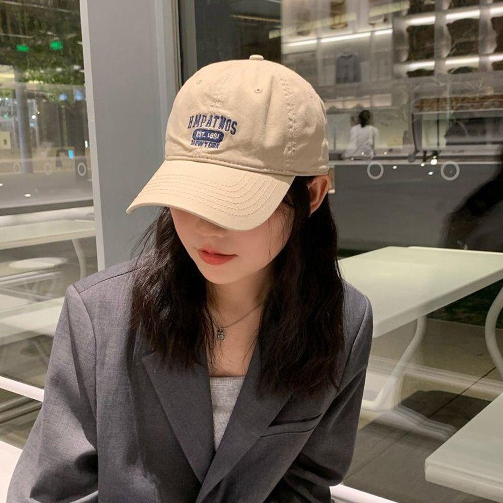 WMES15H Mũ Lưỡi Trai Chống Nắng Thêu Chữ Có Thể Điều Chỉnh Kích Cỡ Thời Trang Mùa Hè Cho Nam Và Nữ