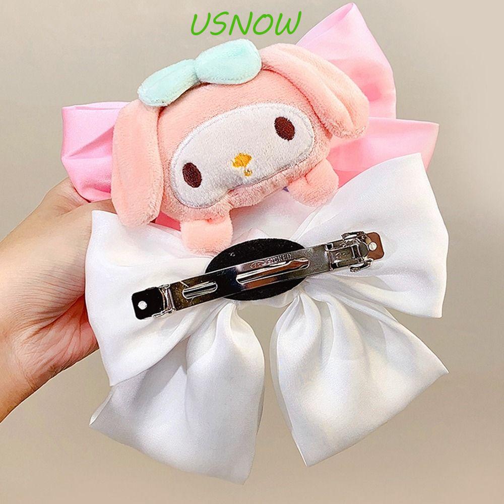 USNOW Kẹp Tóc Nơ Cỡ Lớn Họa Tiết Hoạt Hình Melody Dễ Thương Cho Bé Gái