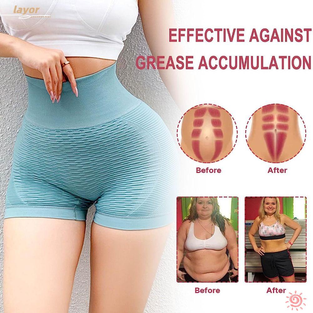 LAY Quần Short Nâng Mông Bằng Nylon Ion Thiết Kế Mới Cho Nữ