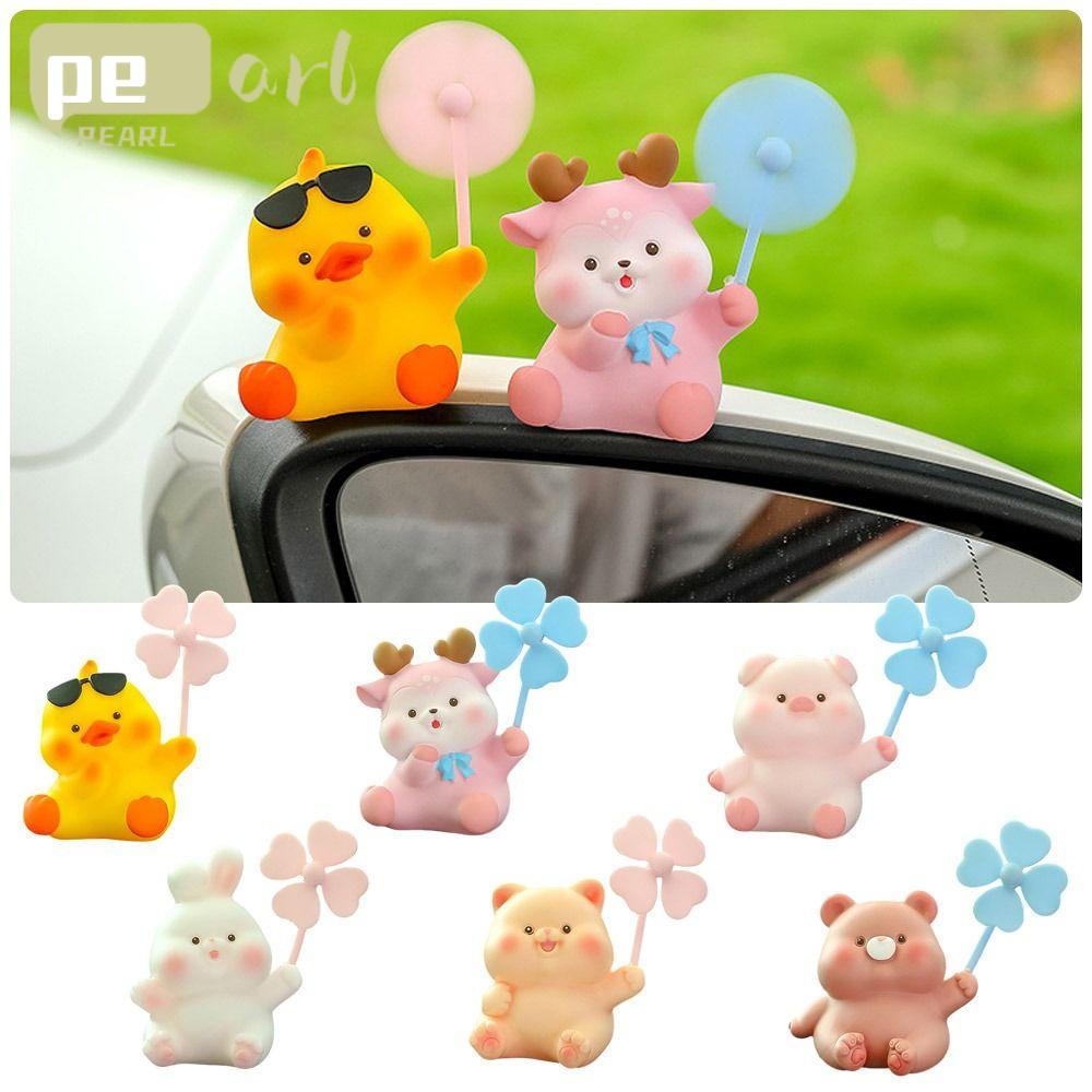 PEARLVN Phụ Kiện Trang Trí Nội Thất Xe Hơi Hình Cối Xay Gió Hoạt Hình Bằng PVC Chất Lượng Cao