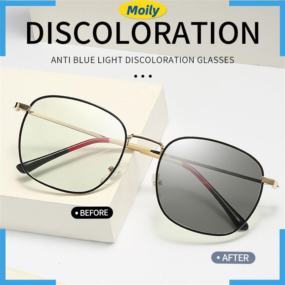 MOILYVN Mắt Kính Chống Bức Xạ Ánh Sáng Xanh Phong Cách Retro Mới Dành Cho Máy Tính