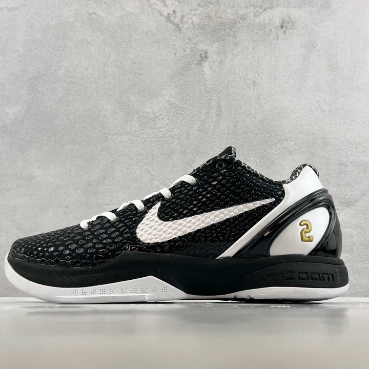 Giày Thể Thao Bóng Rổ Kobe 6 Protro Đen Trắng Thế Hệ Thứ 6 Kobe Le Brown James Kevin Durant Keli Irving Morante