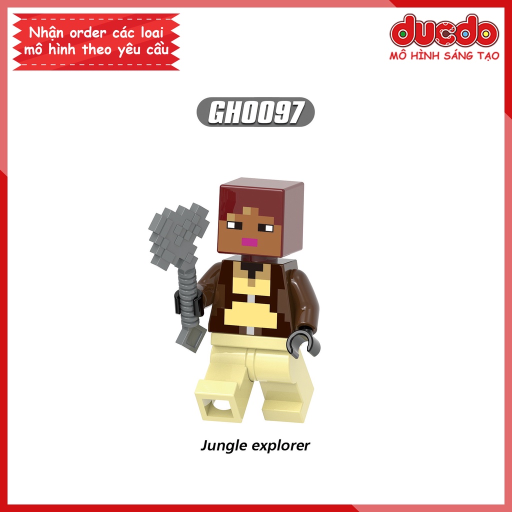 Minifigures các nhân vật Minecraft - Đồ chơi Lắp ghép Xếp hình Mini Mô hình XINH G0113