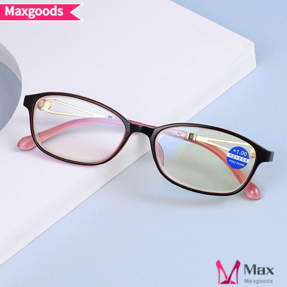 MAXG Kính Đọc Sách Gọng Siêu Nhẹ Thoải Mái Phong Cách Vintage