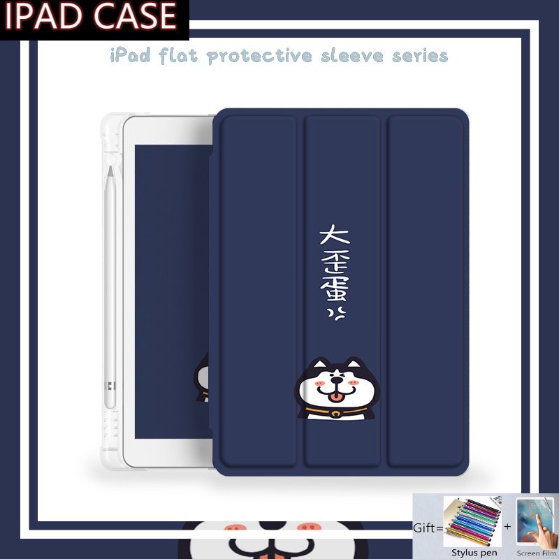 Bao Da Máy Tính Bảng Gập Làm Ba Có Ngăn Đựng Bút Cho Ipad Pro 9.7 10.5 11 Inch 2018 Mini 1 2 3 4 5 6 6th 7th 8th 9th 10th Gen Air 5th 4th 3rd 2nd 1st Generation Vỏ Bọc Ghế Ngồi Xe Hơi Chất Lượng Cao