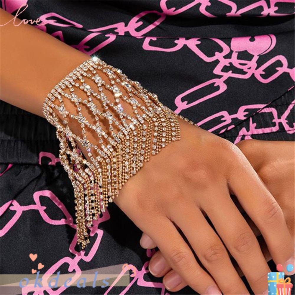 OKDEALS Vòng Tay Dây Tua Rua Phong Cách Bohomian