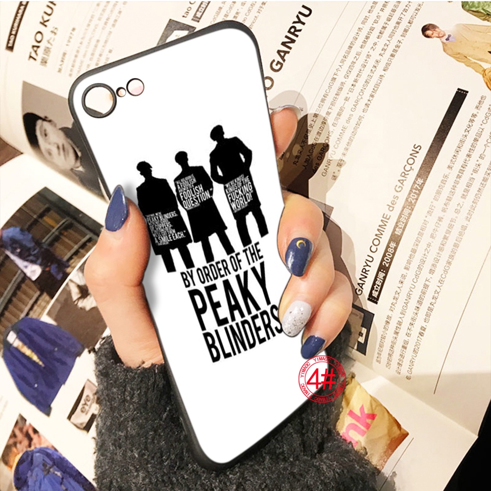 Ốp Điện Thoại TPU Mềm Hình Logo Peaky Blinders C130 Cho iPhone X XS 11 Pro Max 14 plus