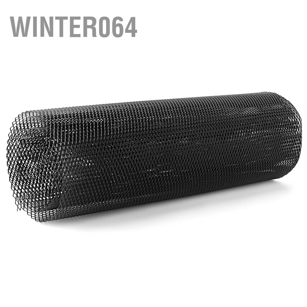 Winter064 Lưới tản nhiệt ô tô bằng hợp kim nhôm 3x6mm Tấm lưới Thân cản Hình thoi Nướng Đa năng