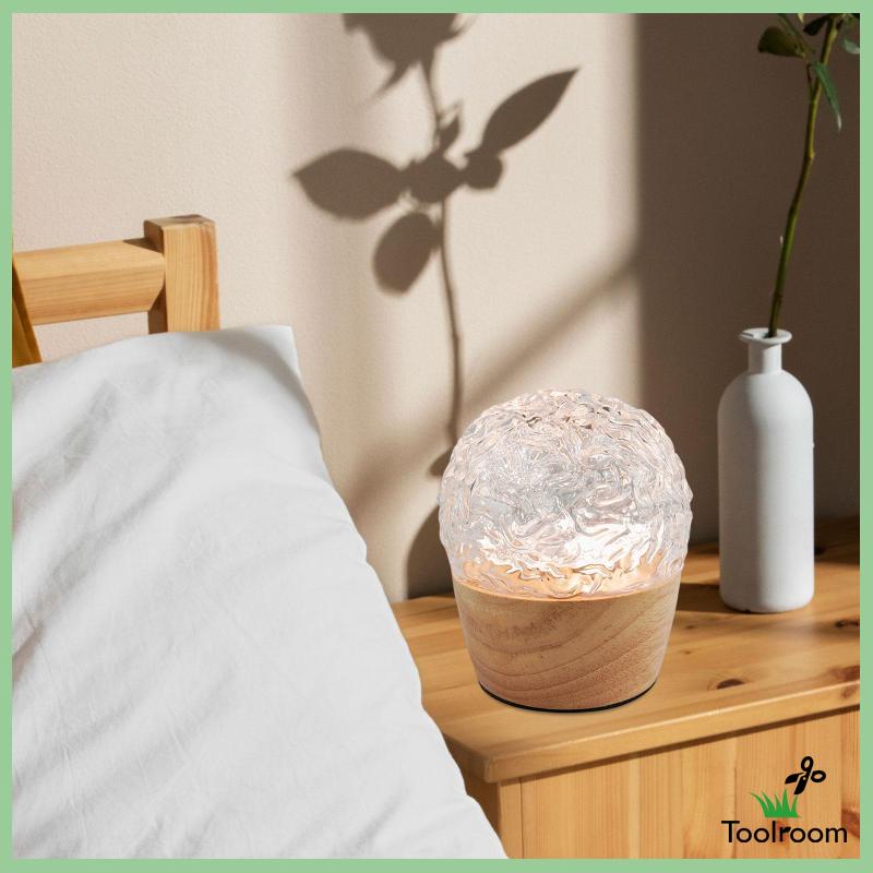 Đèn Ngủ Để Bàn Tạo Hiệu Ứng Sóng Nước Kèm Sạc USB Tiện Dụng