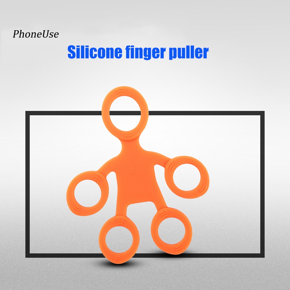 Vòng Tập Lực Tay 5 Ngón Bằng Silicone PU