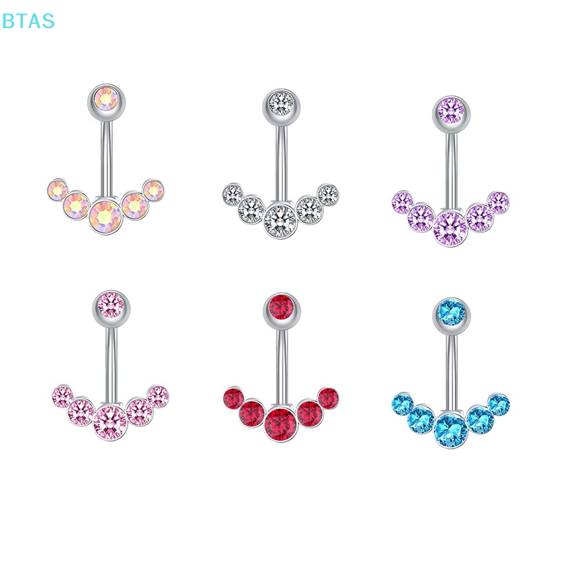 1 Khuyên Rốn Đính Đá Zircon Trang Sức Cho Nữ