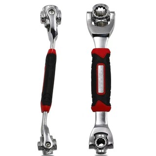 Cờ lê ổ cắm quay đa hướng 8 trong 1 360 độ đa năng Ratchet Plummer Cờ lê mở đa năng