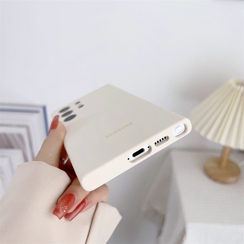 Ốp Điện Thoại Silicon Chính Hãng Gắn Kèm Hộp Đựng Dành Cho Samsung Galaxy S23 Ultra S23 Plus S 23 5G