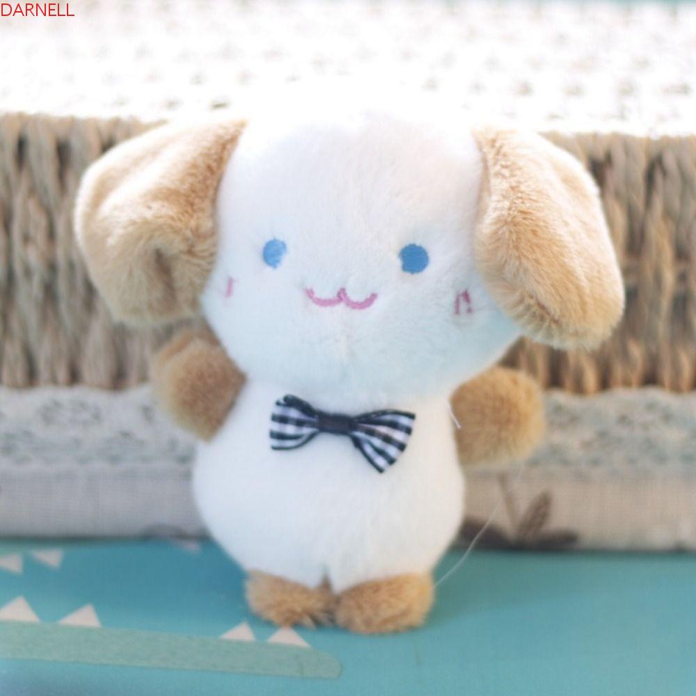 DARNELL 1 Chú Chó Nhồi Bông Mềm Mại Đáng Yêu Trang Trí Điện Thoại / Chìa Khóa