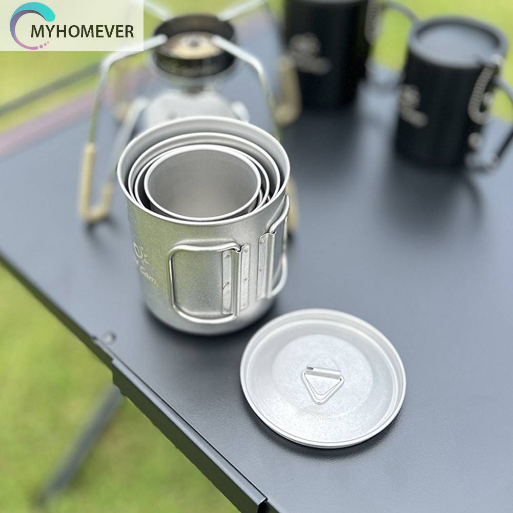 Set 4 Cốc Nước Siêu Nhẹ Tiện Dụng Khi Đi Cắm Trại