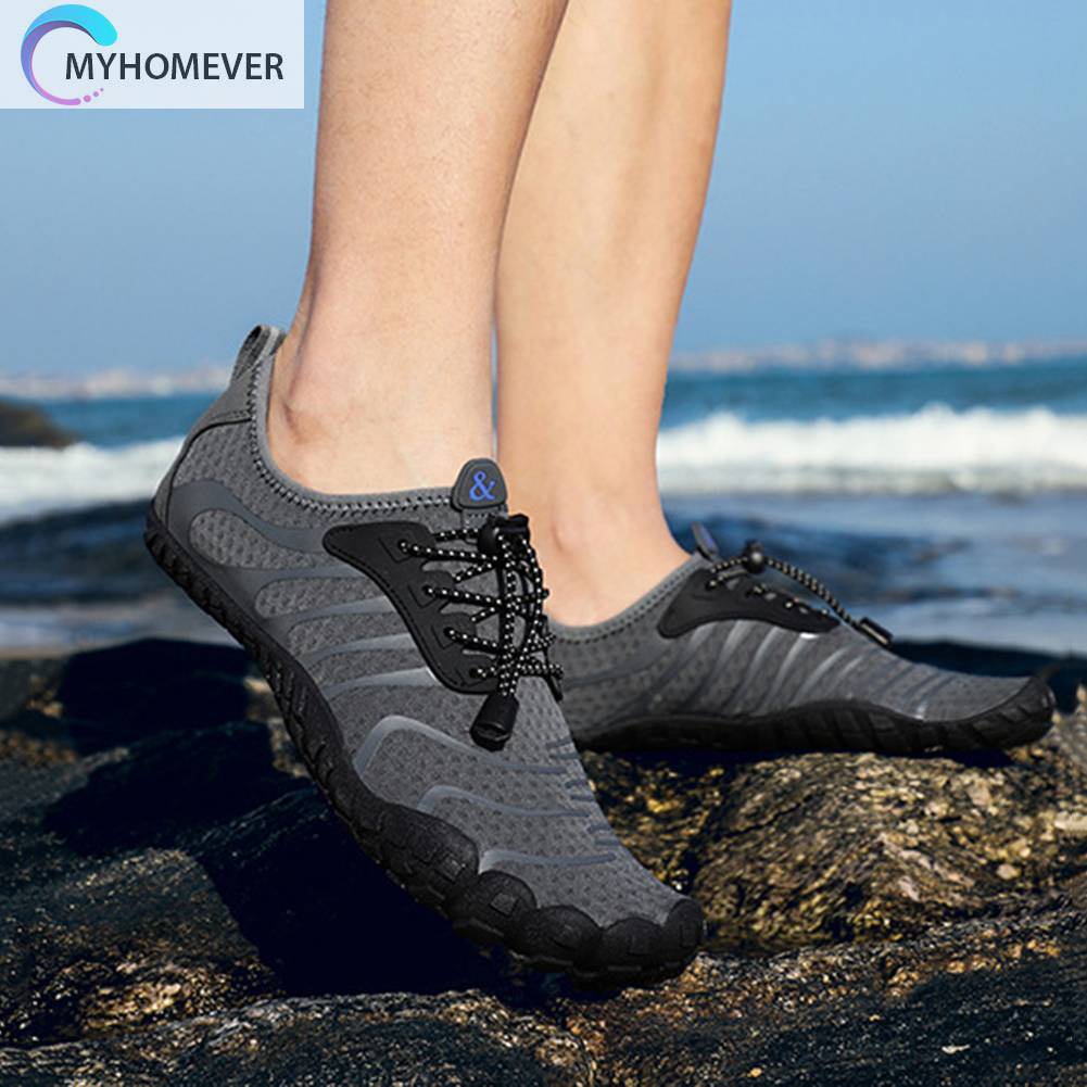 Giày Lưới Co Giãn Đi Bộ Đường Dài Cho Nam