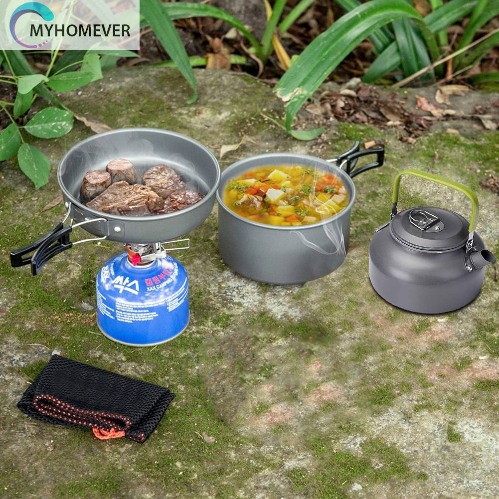 Bộ Dụng Cụ Nấu Ăn Có Thể Gấp Gọn Tiện Dụng Mang Theo Du Lịch Cắm Trại