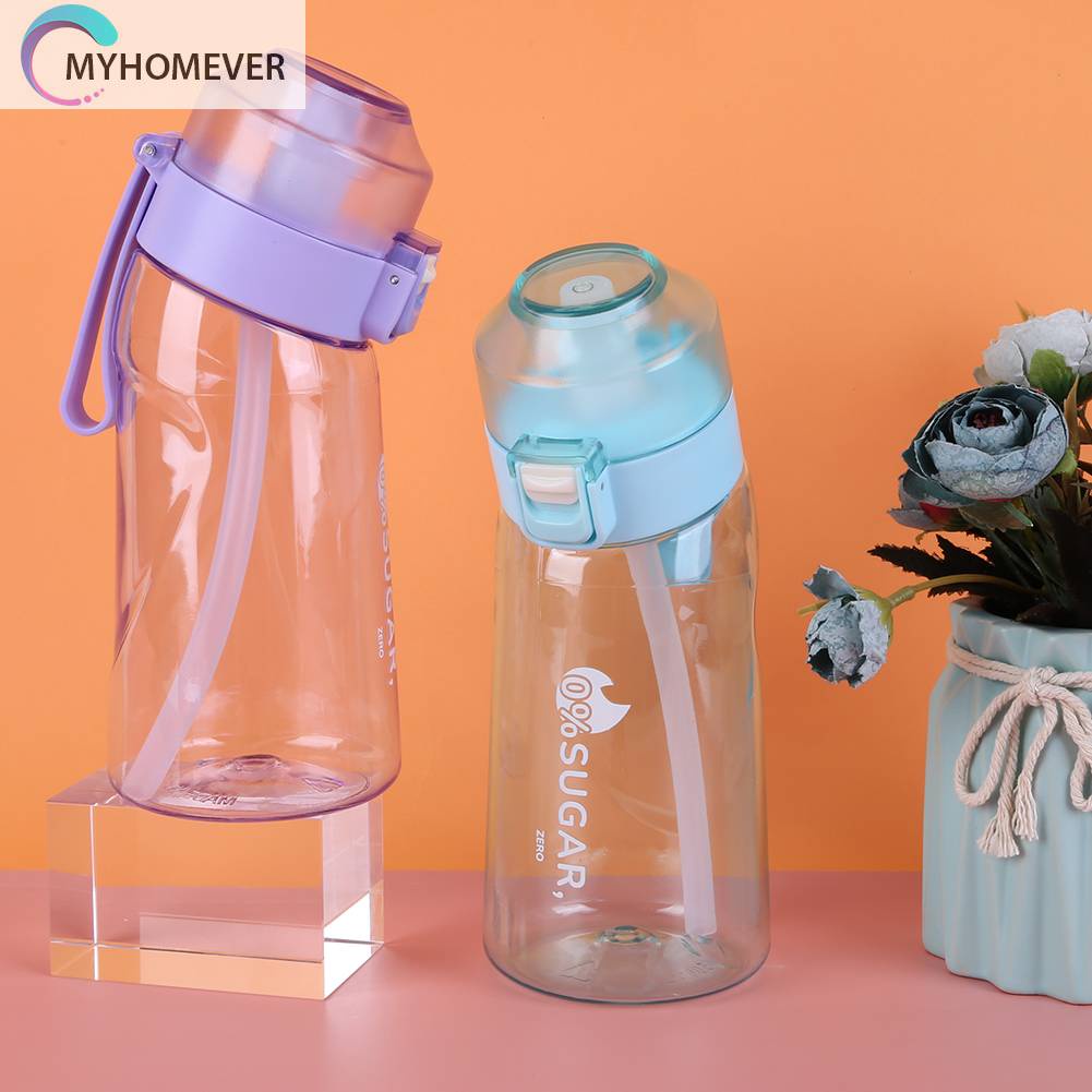 Bình Nước 500ML Kèm Ống Hút Có Thể Tái Sử Dụng
