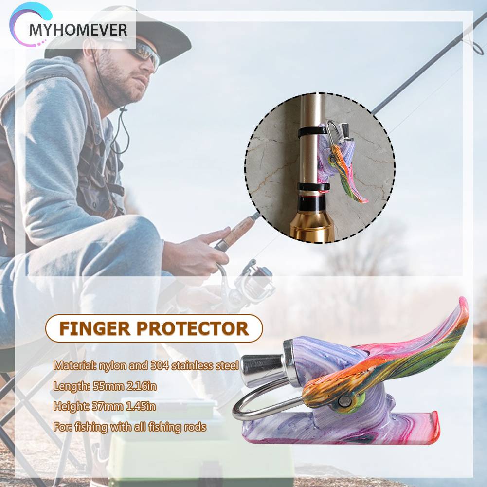 Dụng Cụ Bảo Vệ Ngón Tay Khi Câu Cá / Đi Biển Màu Đen