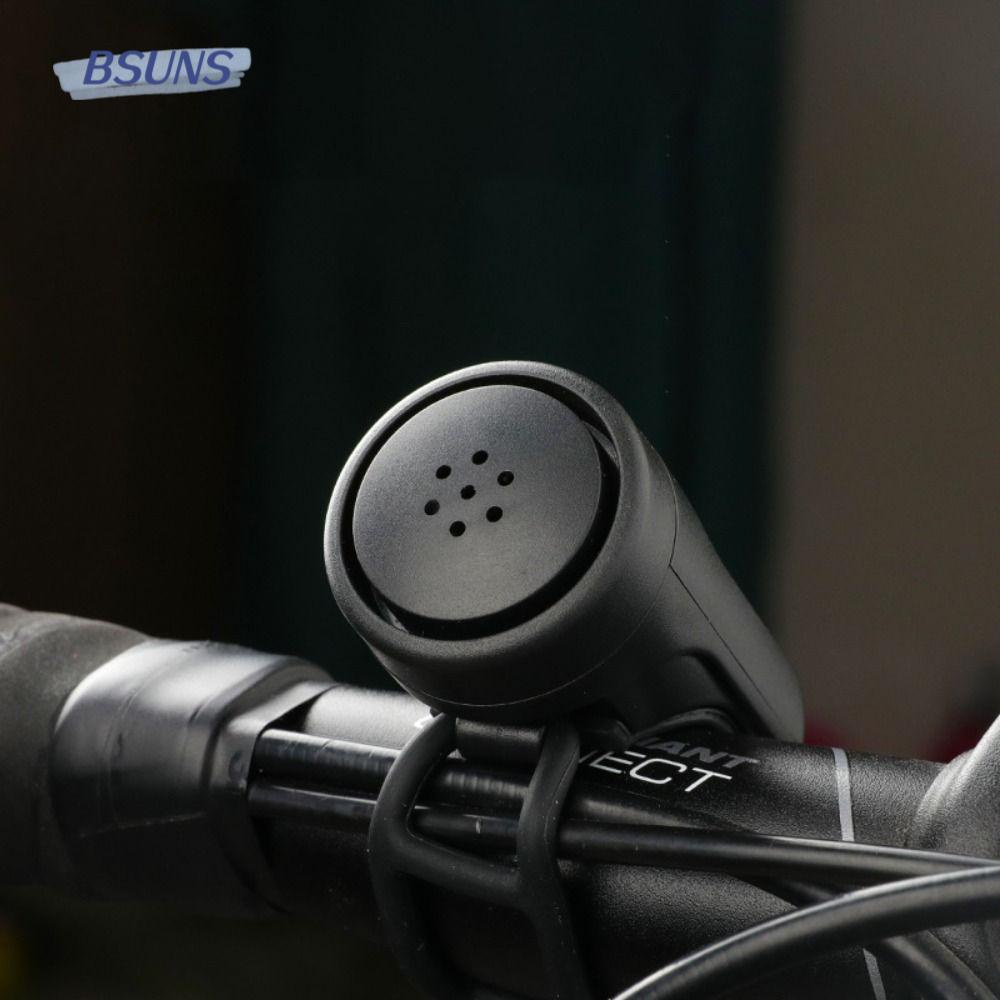 BSUNS Chuông Điện Tử Mini 120Db Gắn Tay Lái Xe Đạp Leo Núi Chống Trộm Có Cổng Sạc USB