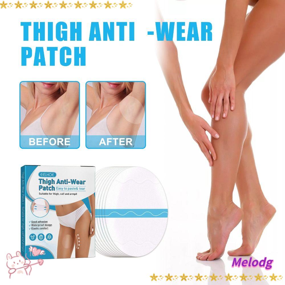 MELODG Bộ 6 Miếng Dán Đùi Trong Suốt Chống Trầy Xước Cho Thể Thao