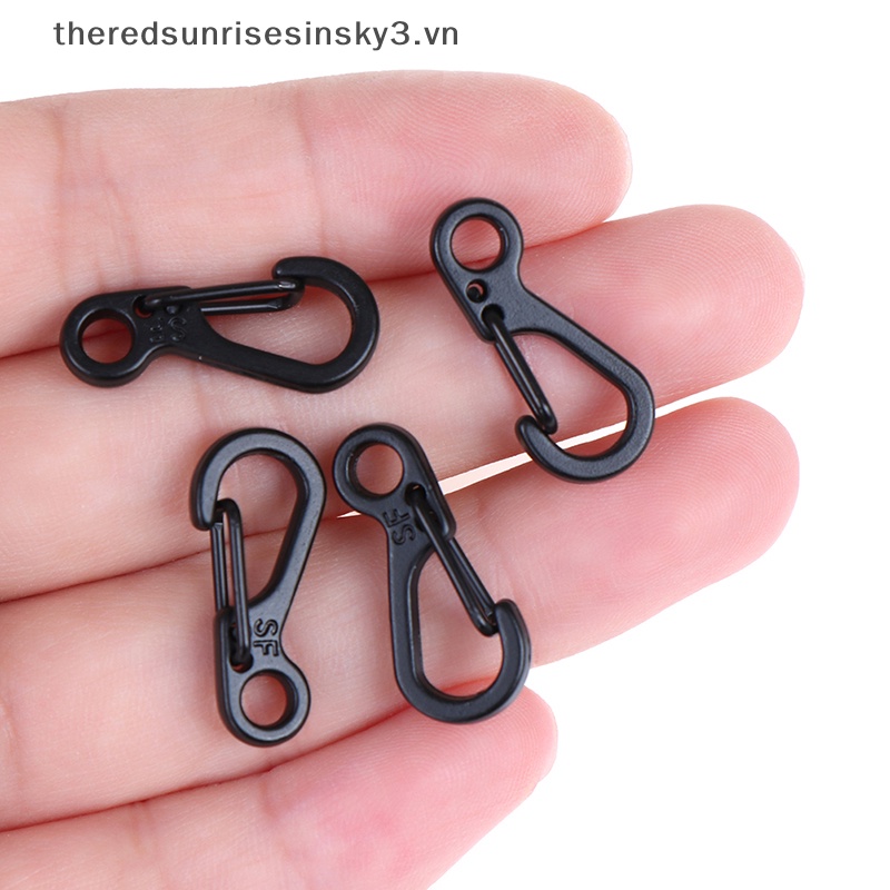 Set 10 Móc Khóa Carabiner Mini Thời Trang Dùng Cắm Trại