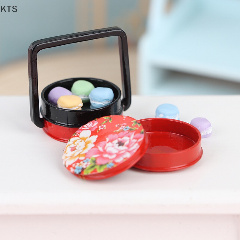 Mô Hình Rổ Kim Loại Đựng Thức Ăn Tỉ Lệ 1: 12 Trang Trí Nhà Búp Bê