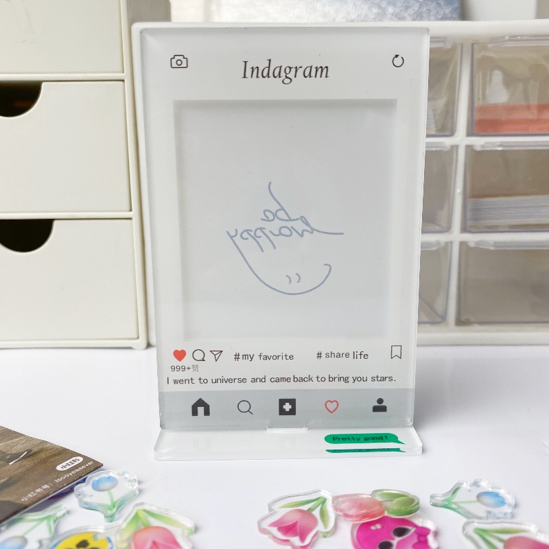 Khung Ảnh Kpop 3 inch Để Bàn Trang Trí Bảo Vệ Cho Cặp Đôi