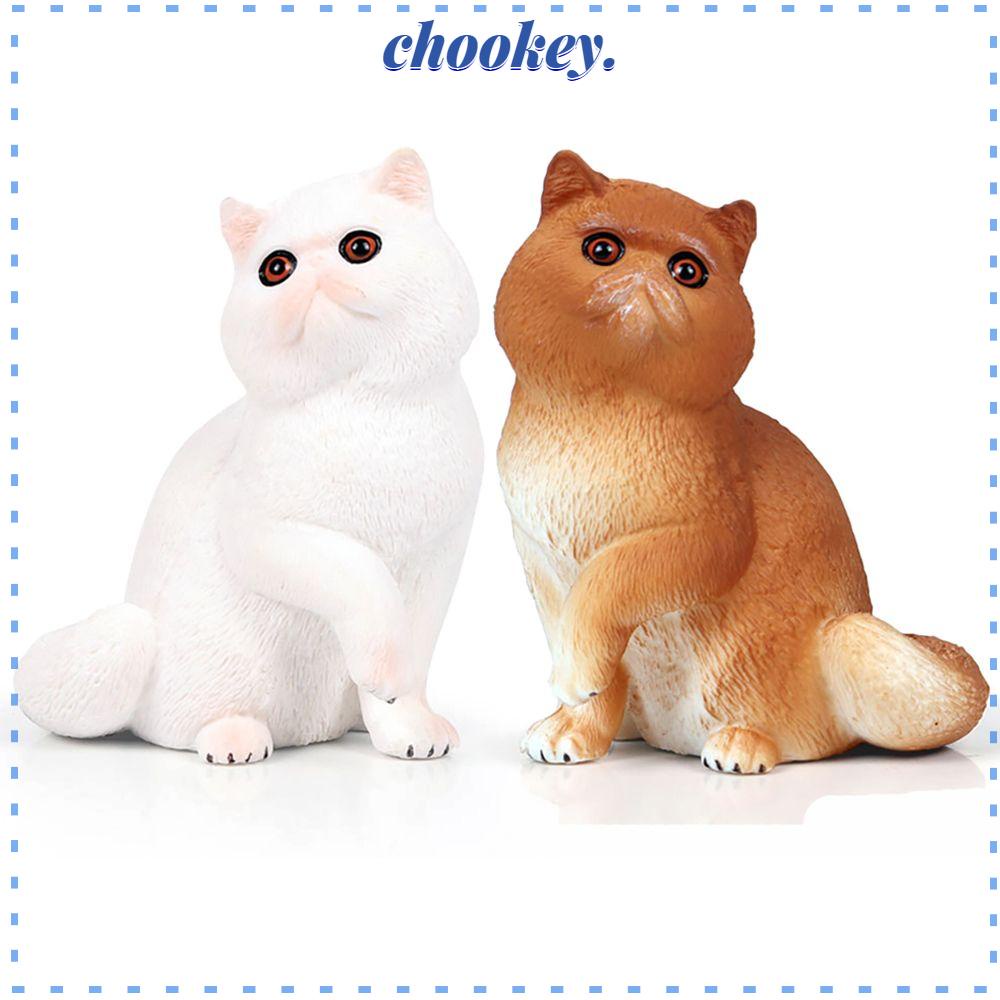 CHOOKEY Đồ Chơi Mô Hình Mèo Ba Tư Giáo Dục Nhận Thức Cho Trẻ Em