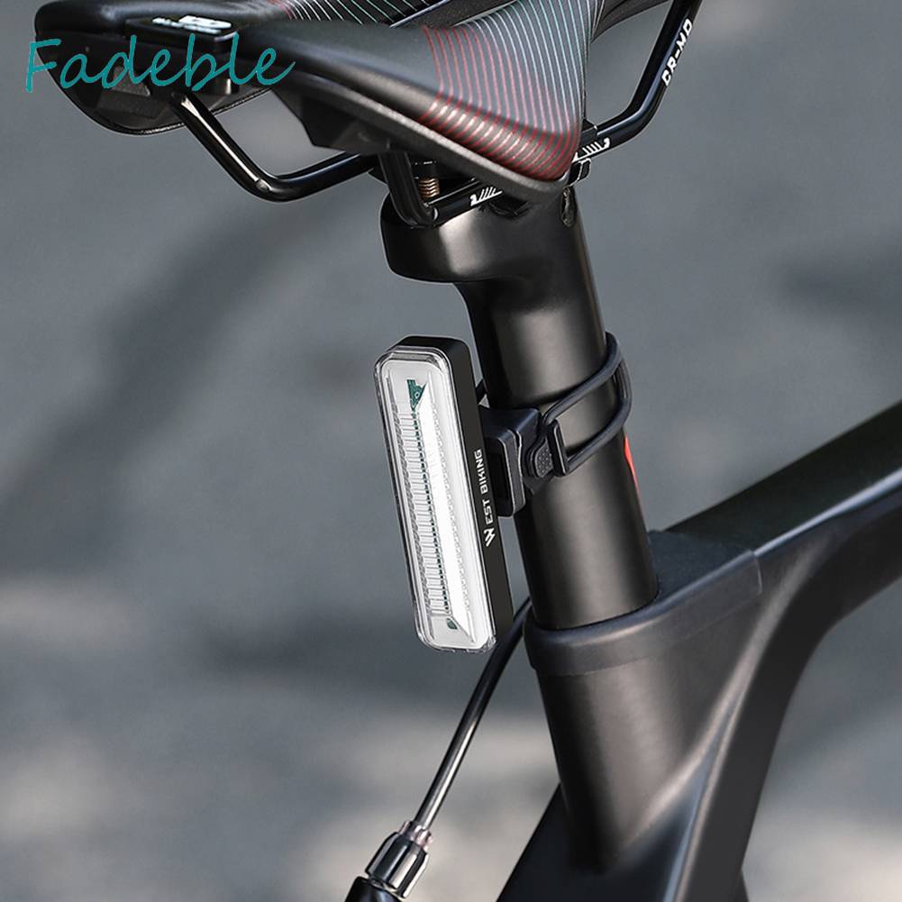 Đèn Hậu Chống Thấm Nước 30LM 400mAh Type-C USB Có Thể Sạc Lại Dành Cho Xe Đạp