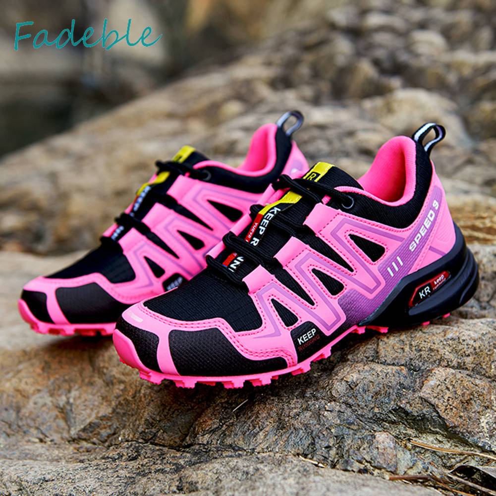 Giày Bốt Đi Bộ Đường Dài Chống Trượt Chống Mòn Cho Nữ