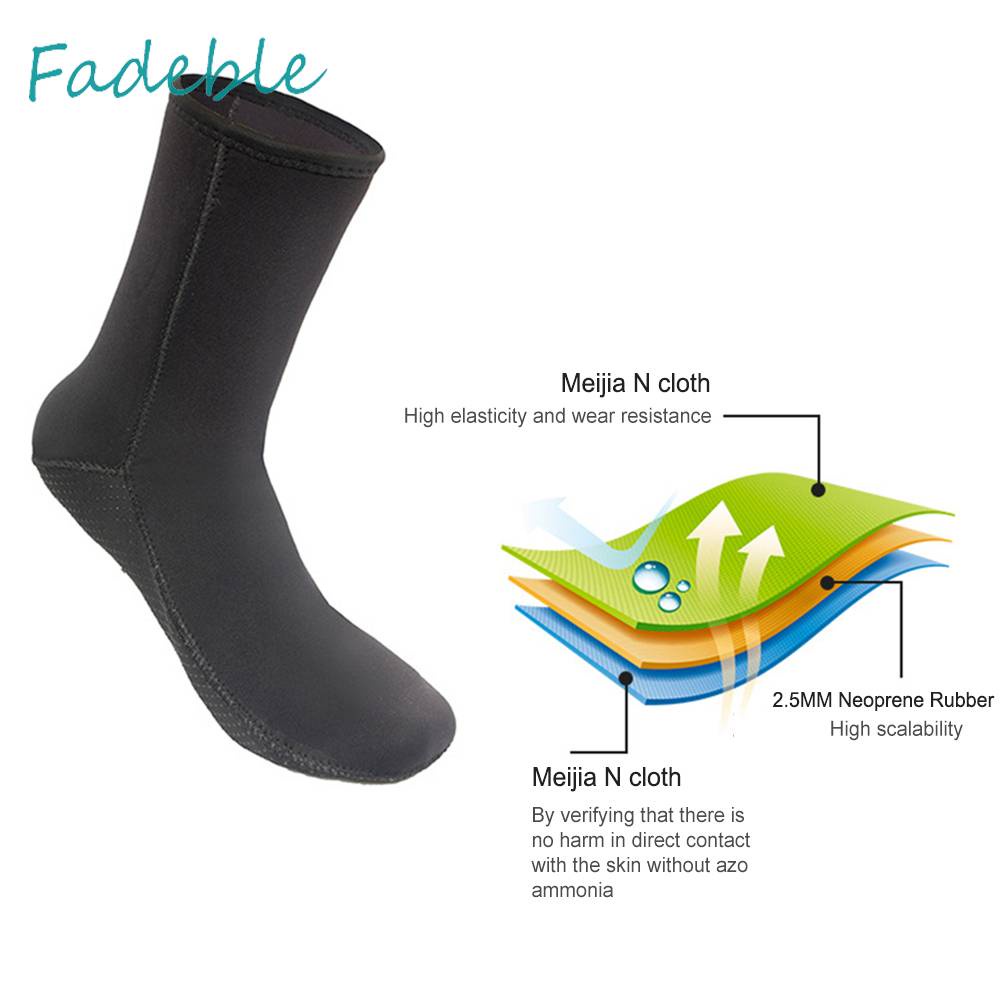 Vớ Đi Biển Bằng Cao Su Tổng Hợp Chống Trượt Chống Mài Mòn Cho Nam Và Nữ