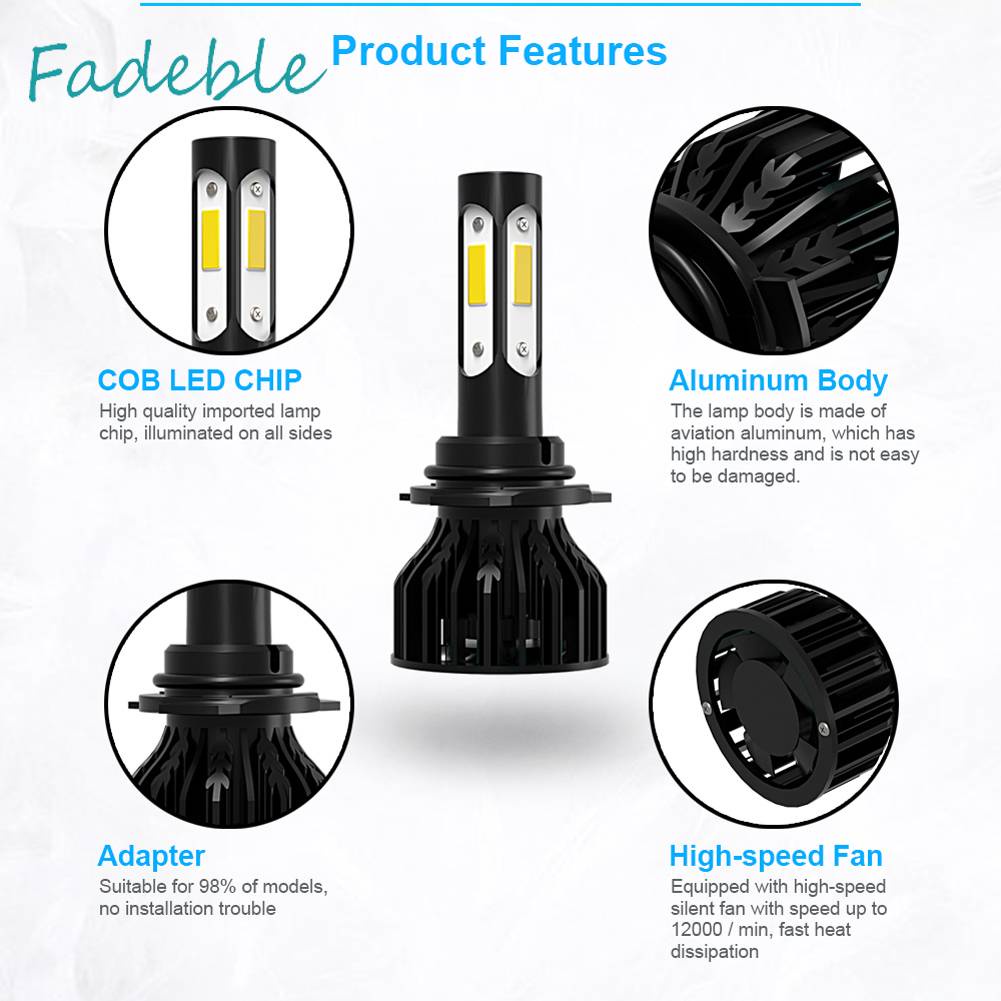 Bóng Đèn Phá Sương Mù K9 40W 6500K 6000LM H7 H8 H11 H4 Cho Xe Hơi